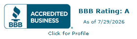 BBB Accredited Business — Rating A
